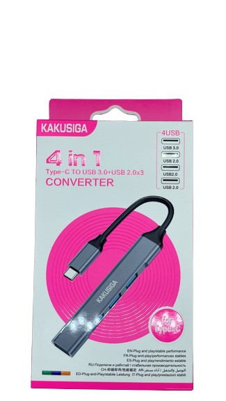 Kakusiga KSC-752 4 in 1 converter for type-c