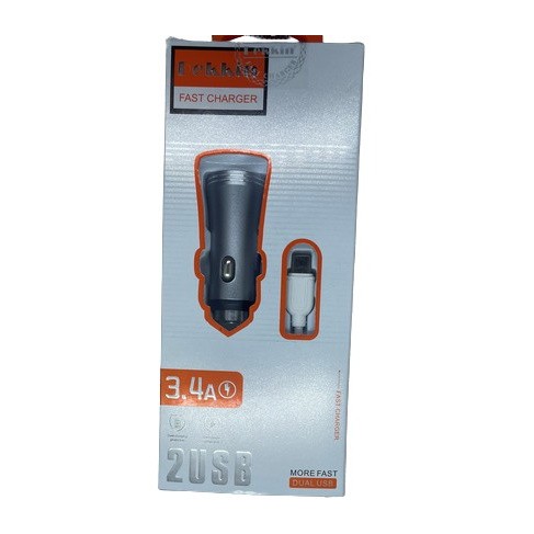 Dekkin 2USB DK-36 Silver Car Charger
