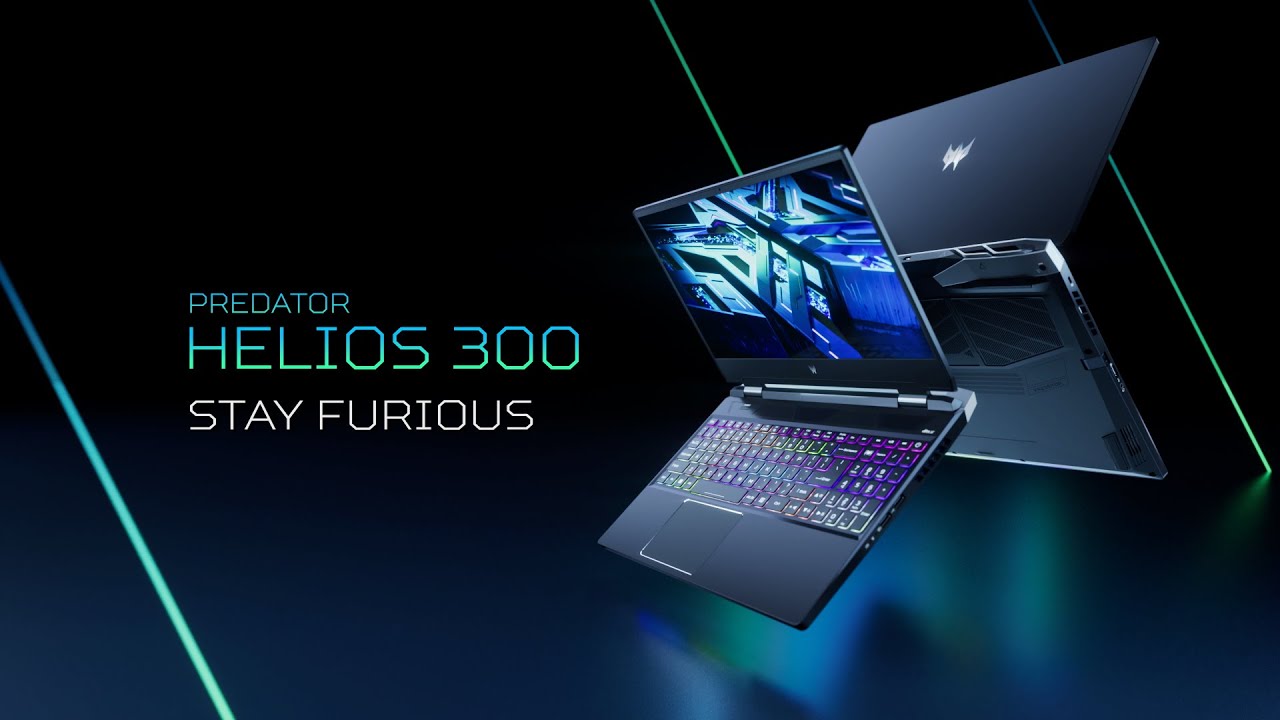 Acer Predator Helios 300 gaming notebook with a 360 Hz screen has been introduced