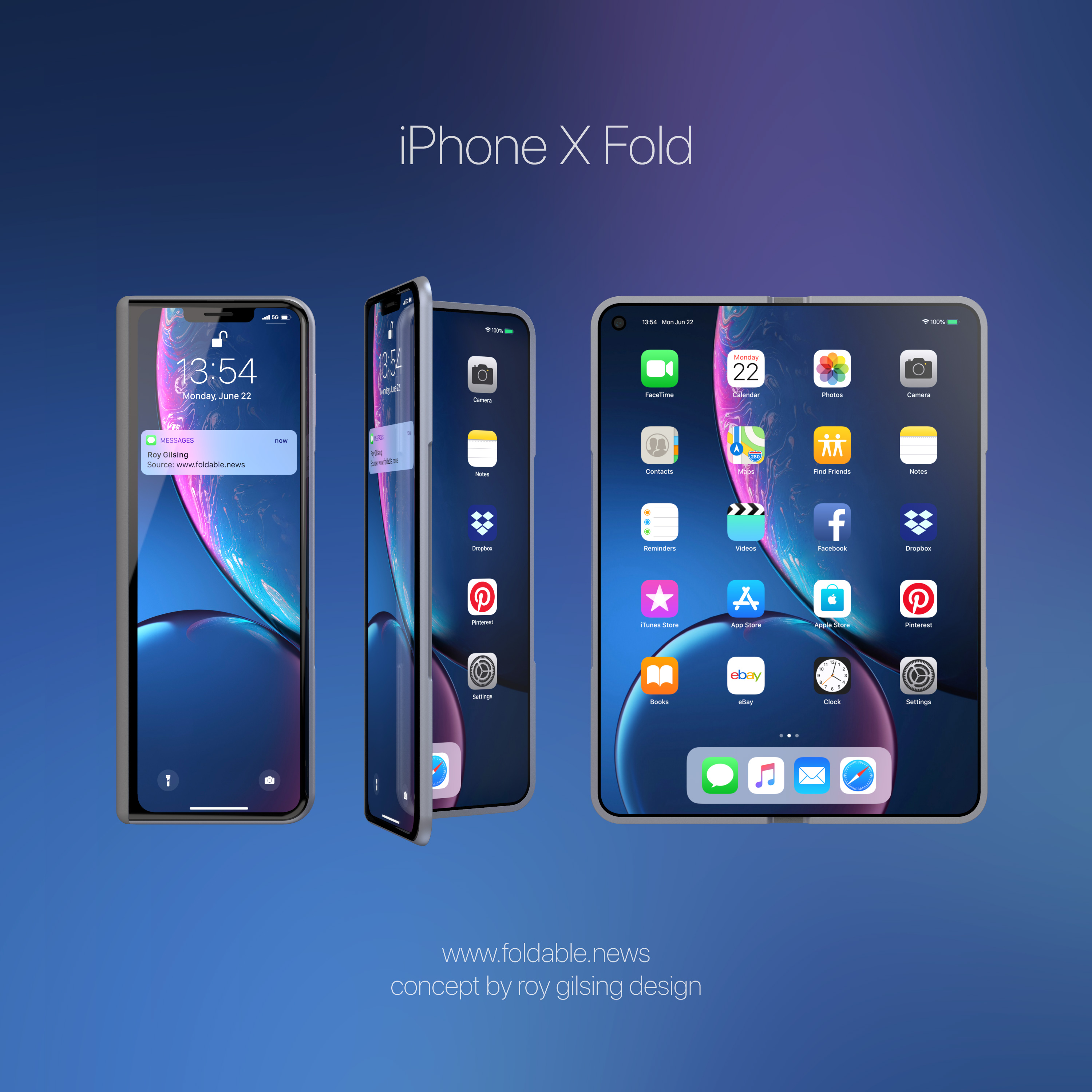 Когда выйдут складные смартфоны iPhone?
